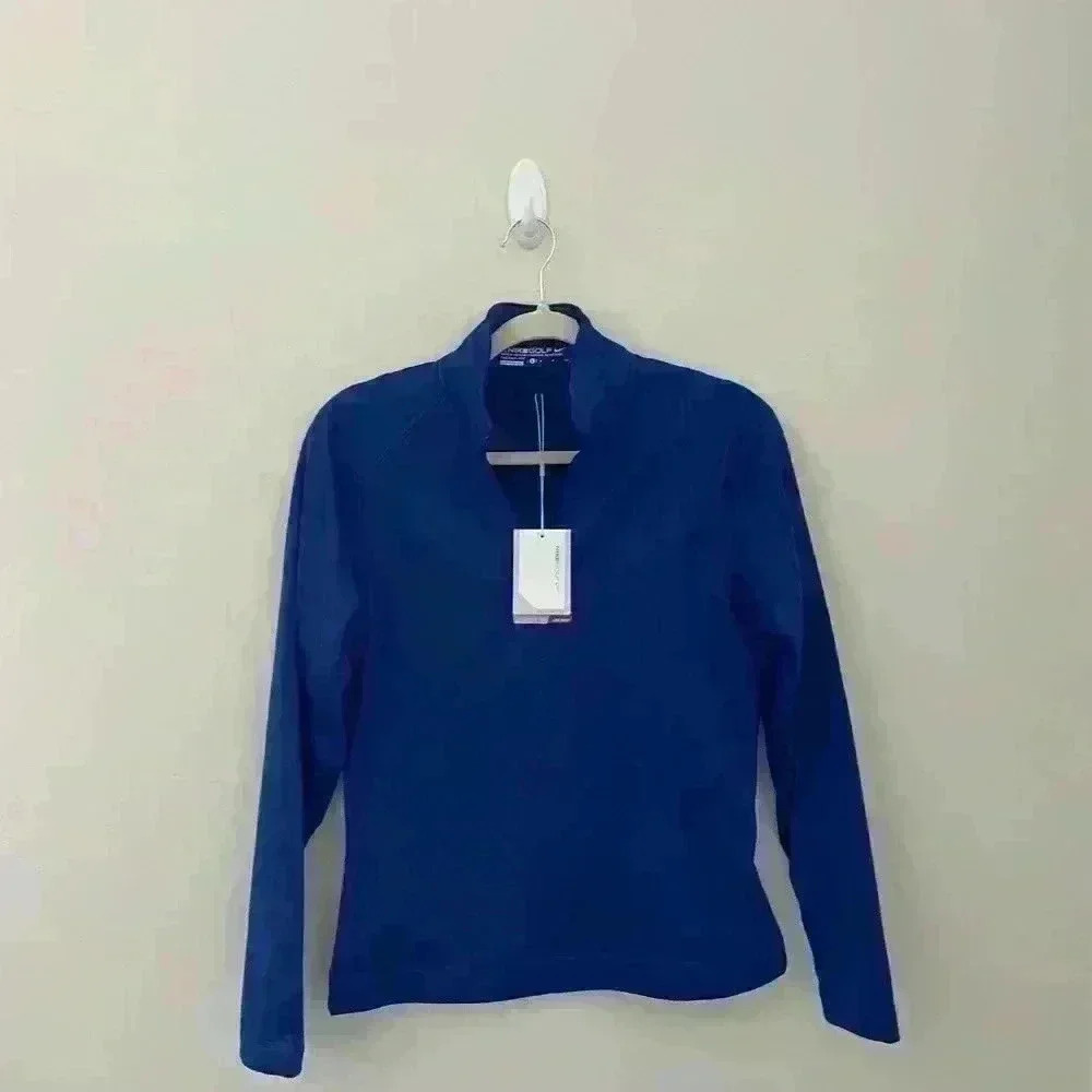 NWT Nike Golf Quarter zip, fleece lined, thermafit